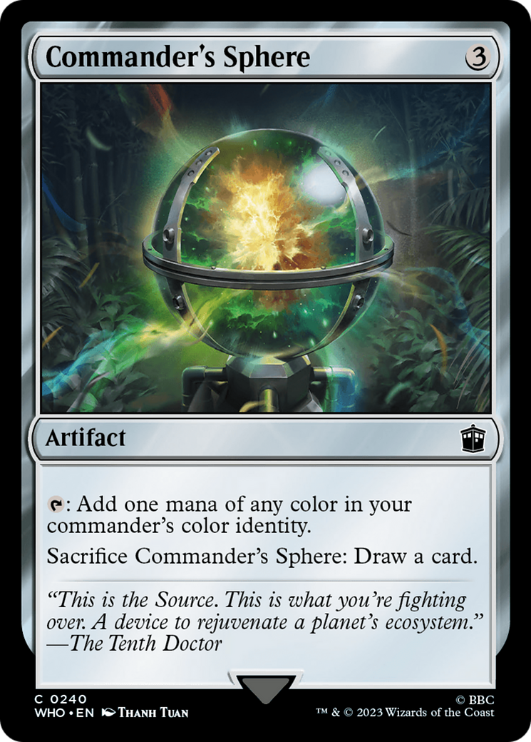 Commander's Sphere [Doctor Who] | Jomio and Rueliete's Cards and Comics