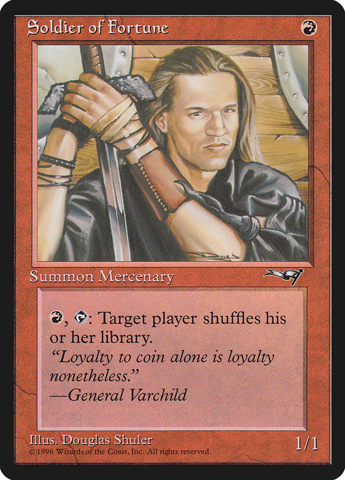 Soldier of Fortune [Alliances] | Jomio and Rueliete's Cards and Comics