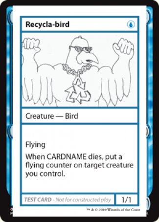 Recycla-bird (2021 Edition) [Mystery Booster Playtest Cards] | Jomio and Rueliete's Cards and Comics