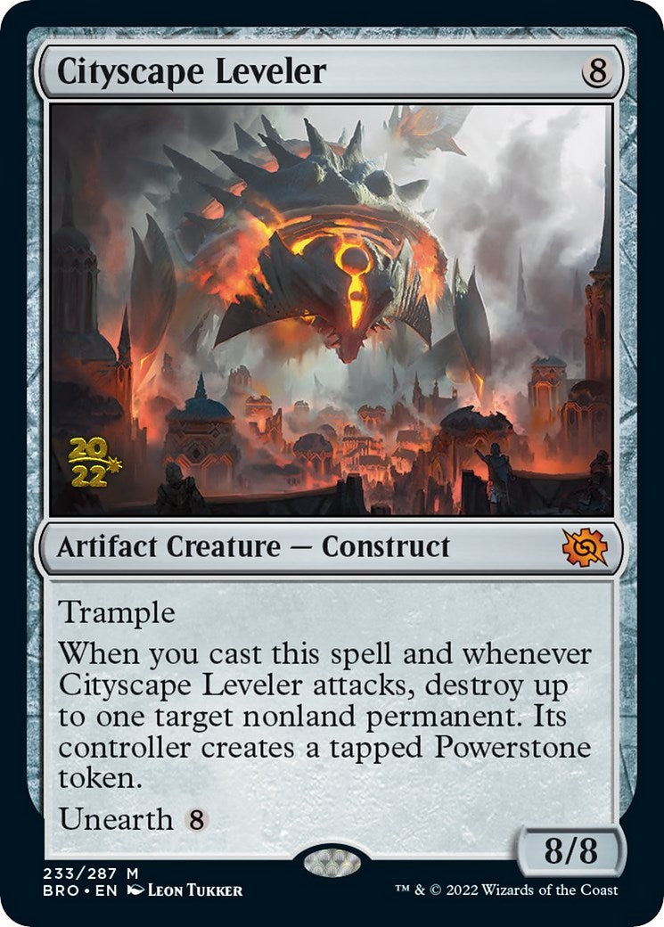 Cityscape Leveler [The Brothers' War Prerelease Promos] | Jomio and Rueliete's Cards and Comics