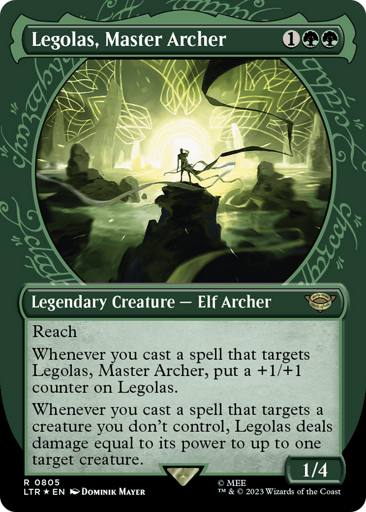Legolas, Master Archer (Showcase) (Surge Foil) [The Lord of the Rings: Tales of Middle-Earth] | Jomio and Rueliete's Cards and Comics