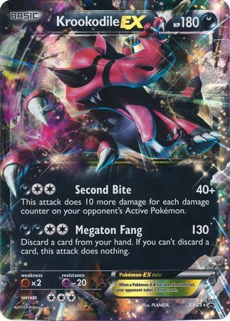 Krookodile EX (XY25) (Jumbo Card) [XY: Black Star Promos] | Jomio and Rueliete's Cards and Comics