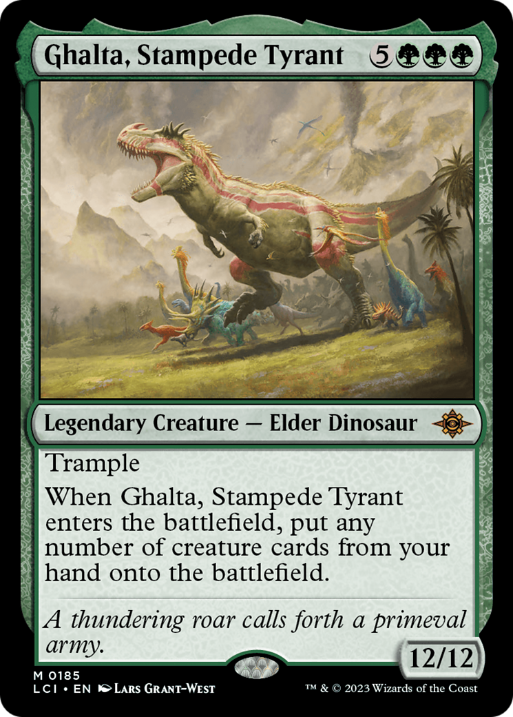 Ghalta, Stampede Tyrant [The Lost Caverns of Ixalan] | Jomio and Rueliete's Cards and Comics