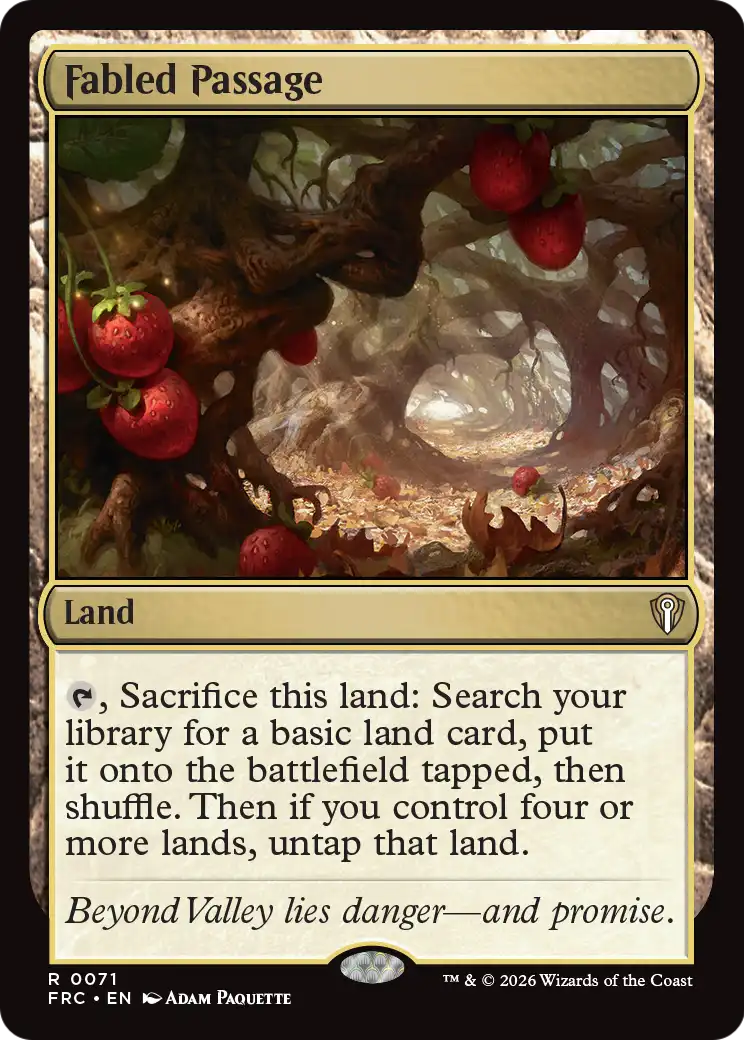 Fabled Passage [Reality Fracture Commander] | Jomio and Rueliete's Cards and Comics