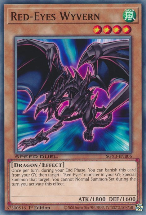 Red-Eyes Wyvern [SGX3-ENB06] Common | Jomio and Rueliete's Cards and Comics