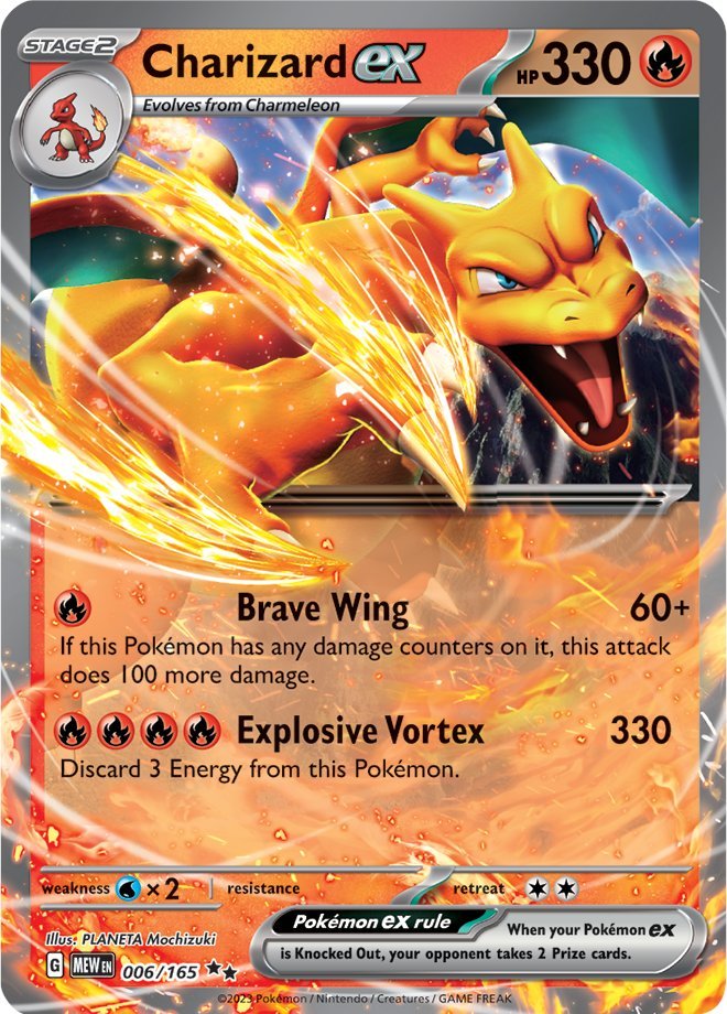Charizard ex (006/165) [Scarlet & Violet 151] | Jomio and Rueliete's Cards and Comics