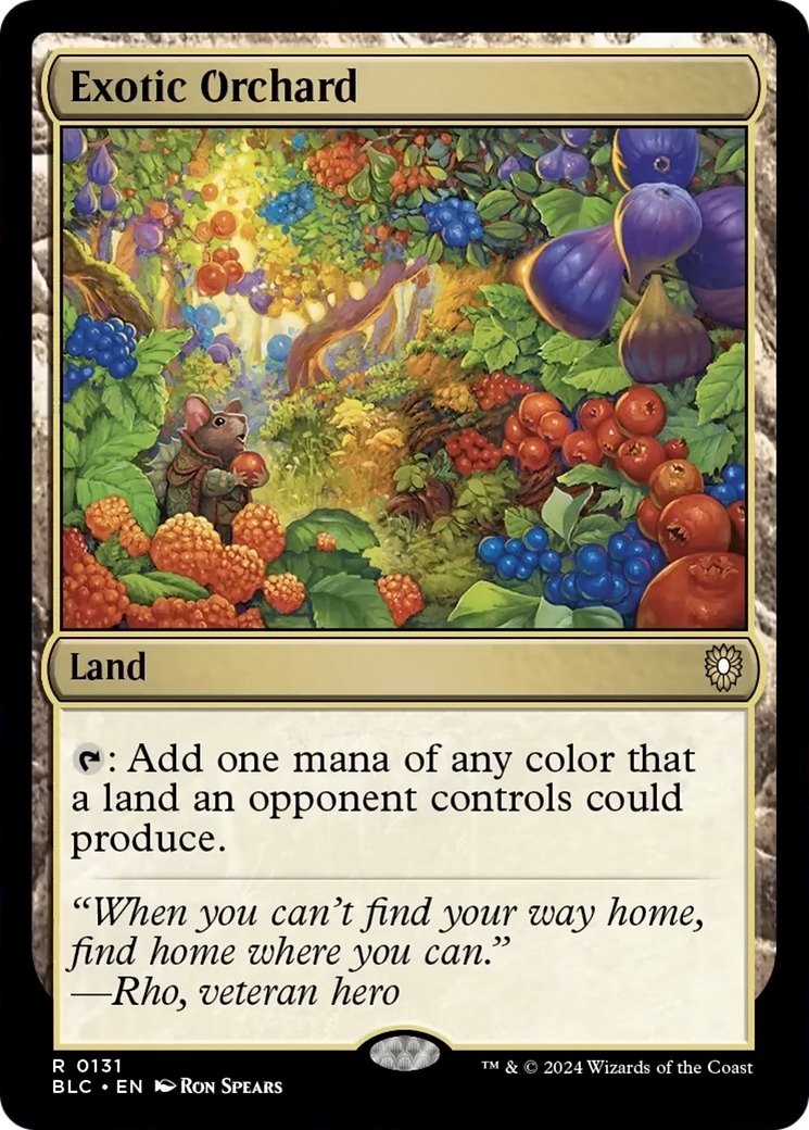 Exotic Orchard [Bloomburrow Commander] | Jomio and Rueliete's Cards and Comics