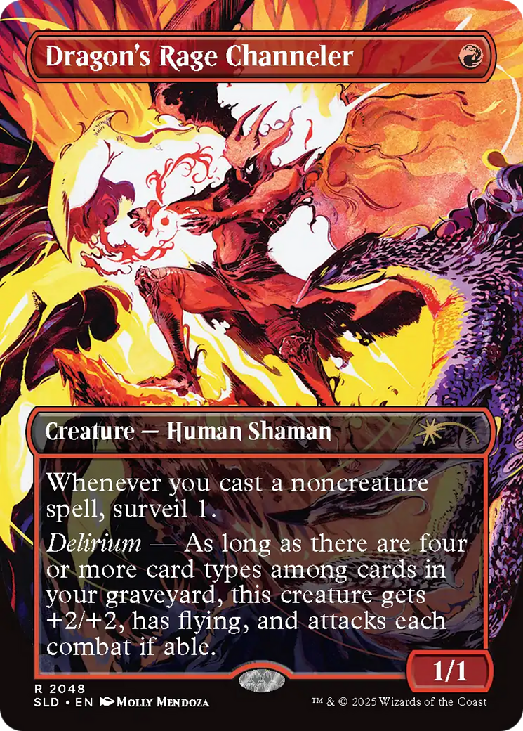 Dragon's Rage Channeler (2048) (Rainbow Foil) [Secret Lair Drop Series] | Jomio and Rueliete's Cards and Comics