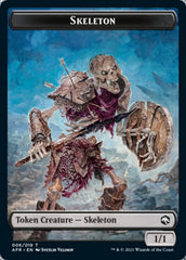 Lost Mine of Phandelver // Skeleton Double-Sided Token [Dungeons & Dragons: Adventures in the Forgotten Realms Tokens] | Jomio and Rueliete's Cards and Comics