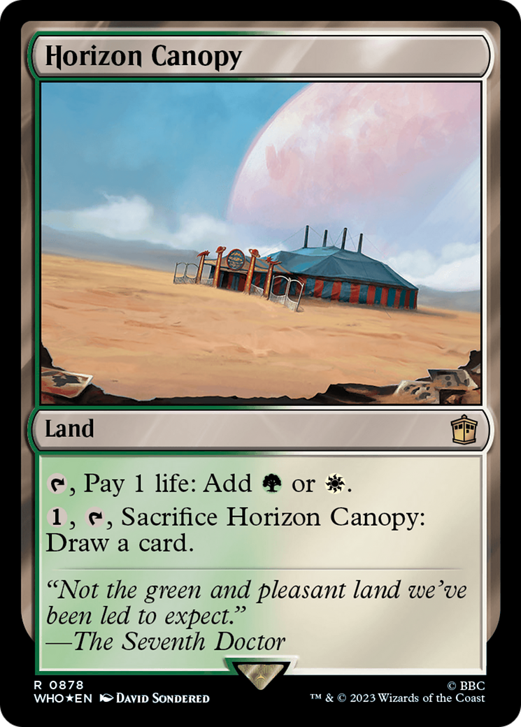 Horizon Canopy (Surge Foil) [Doctor Who] | Jomio and Rueliete's Cards and Comics