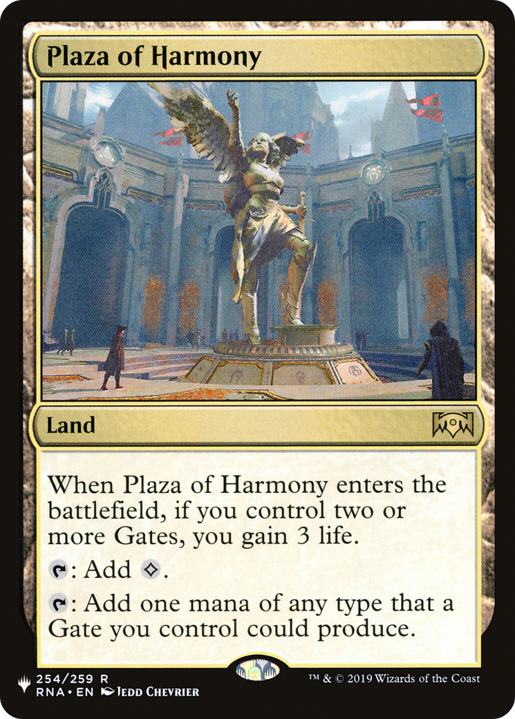 Plaza of Harmony [The List] | Jomio and Rueliete's Cards and Comics