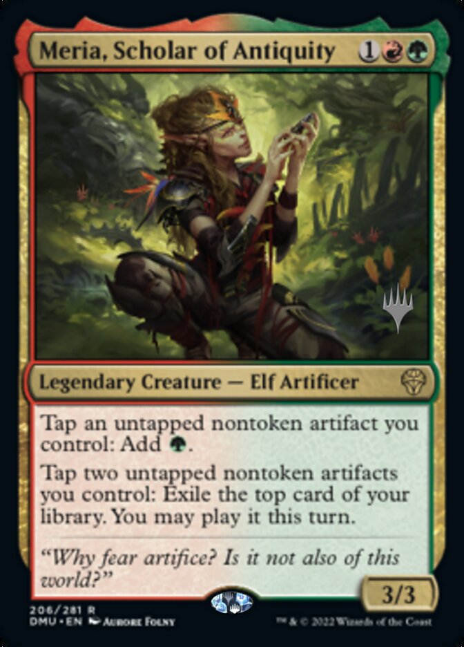Meria, Scholar of Antiquity (Promo Pack) [Dominaria United Promos] | Jomio and Rueliete's Cards and Comics