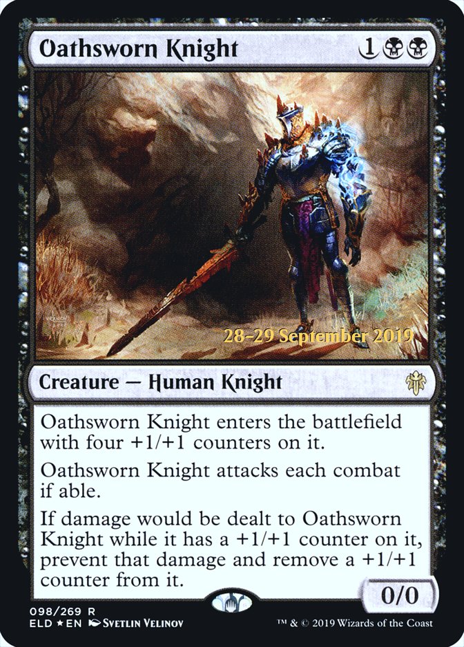 Oathsworn Knight [Throne of Eldraine Prerelease Promos] | Jomio and Rueliete's Cards and Comics