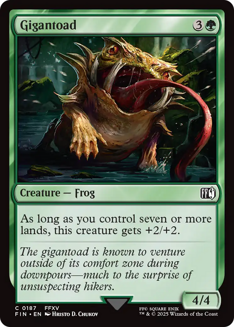 Gigantoad [FINAL FANTASY] | Jomio and Rueliete's Cards and Comics