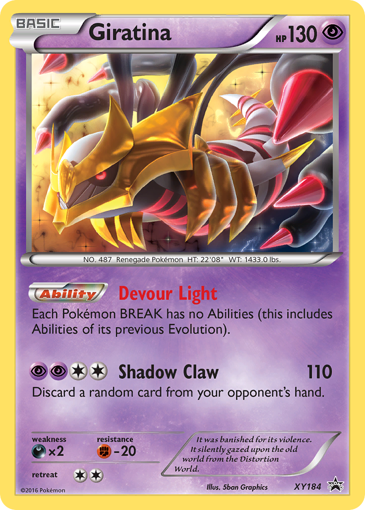 Giratina (XY184) [XY: Black Star Promos] | Jomio and Rueliete's Cards and Comics