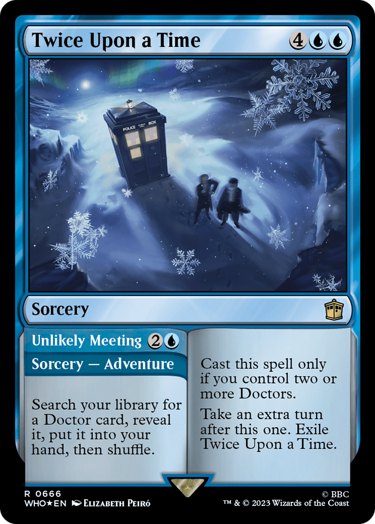 Twice Upon a Time // Unlikely Meeting (Surge Foil) [Doctor Who] | Jomio and Rueliete's Cards and Comics