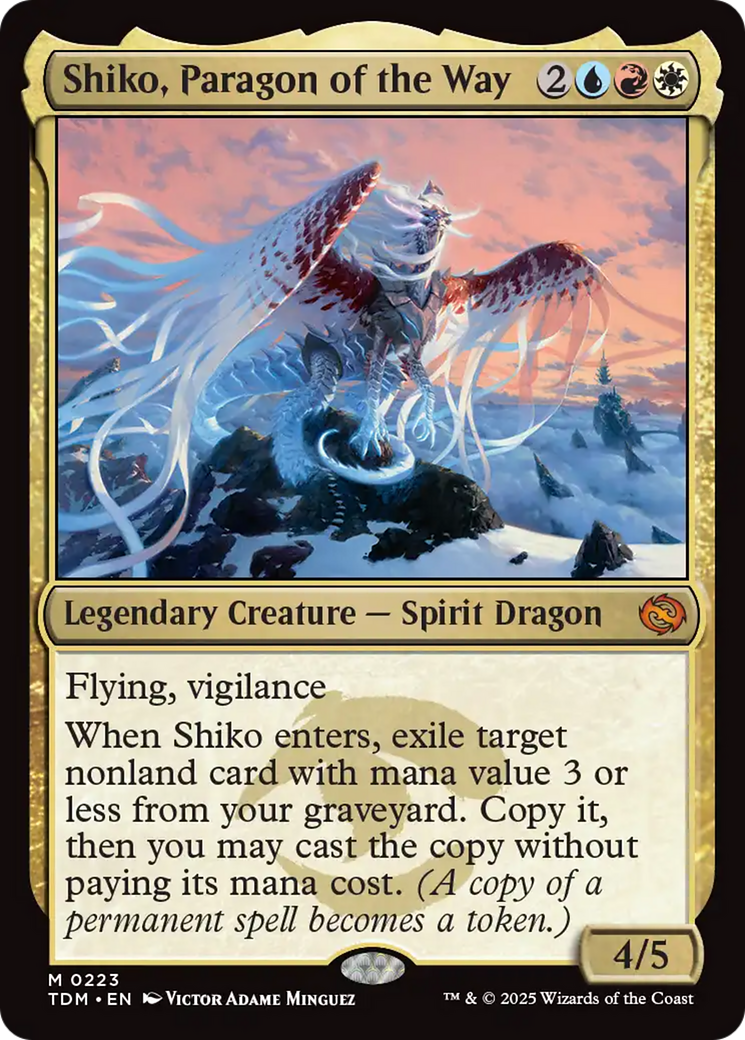 Shiko, Paragon of the Way [Tarkir: Dragonstorm] | Jomio and Rueliete's Cards and Comics