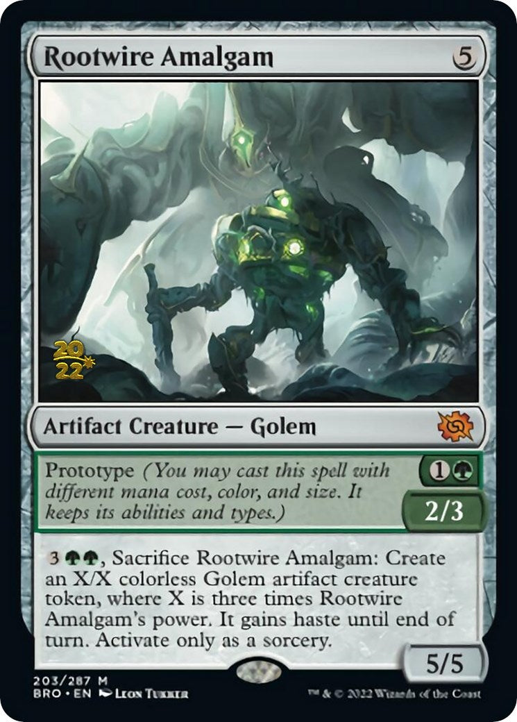 Rootwire Amalgam [The Brothers' War Prerelease Promos] | Jomio and Rueliete's Cards and Comics