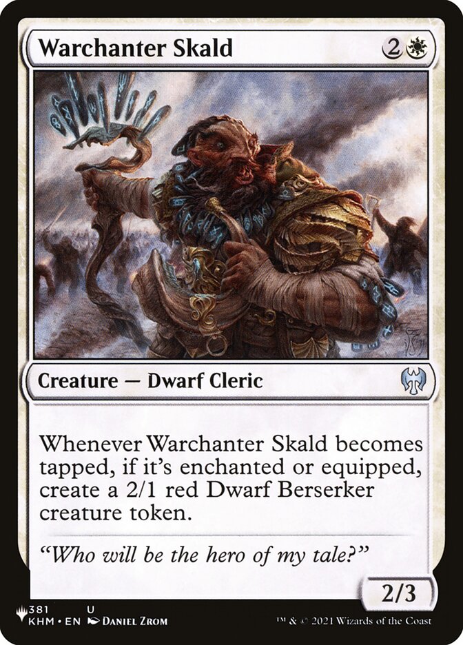 Warchanter Skald [The List] | Jomio and Rueliete's Cards and Comics