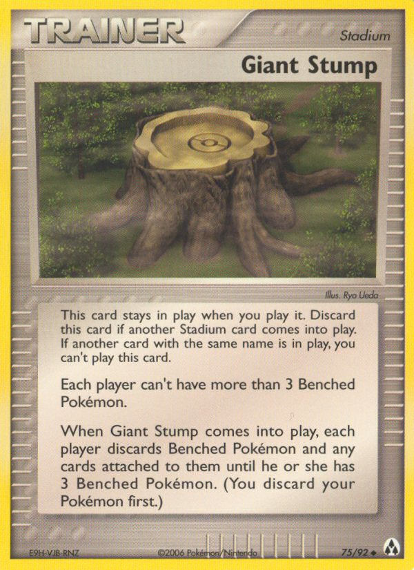 Giant Stump (75/92) [EX: Legend Maker] | Jomio and Rueliete's Cards and Comics