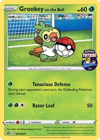 Grookey on the Ball (003/005) [Miscellaneous Cards] | Jomio and Rueliete's Cards and Comics