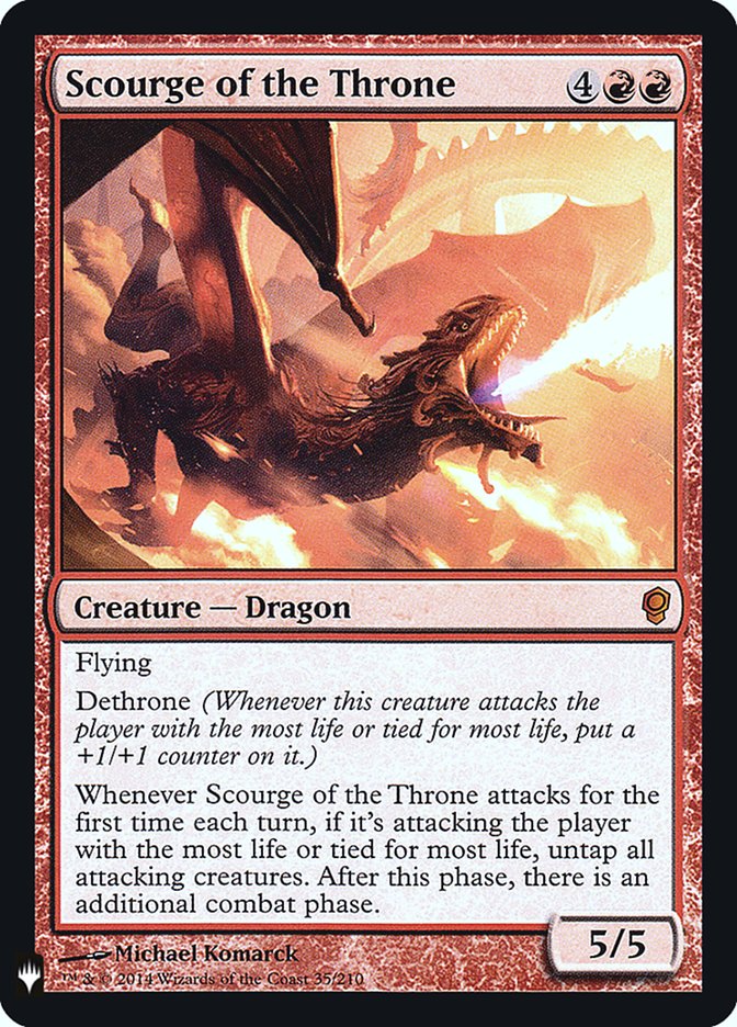 Scourge of the Throne [Mystery Booster] | Jomio and Rueliete's Cards and Comics