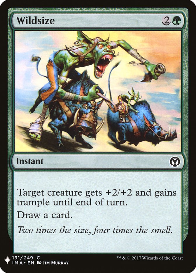 Wildsize [Mystery Booster] | Jomio and Rueliete's Cards and Comics