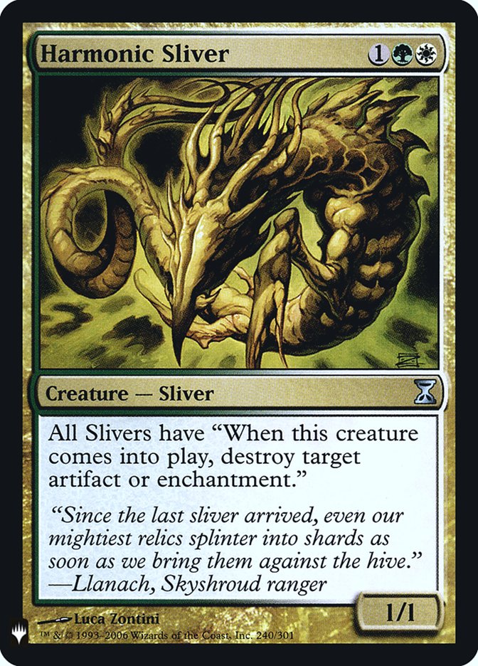 Harmonic Sliver [Mystery Booster] | Jomio and Rueliete's Cards and Comics