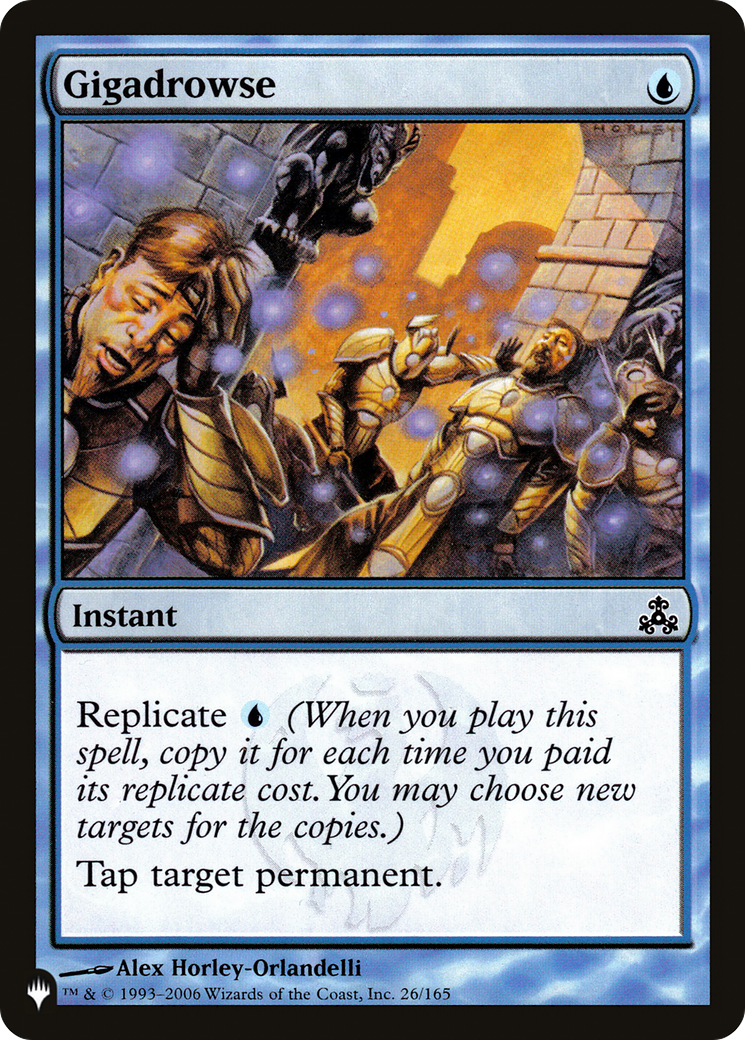 Gigadrowse [The List] | Jomio and Rueliete's Cards and Comics