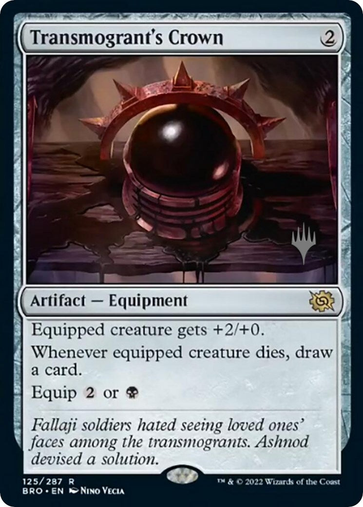 Transmogrant's Crown (Promo Pack) [The Brothers' War Promos] | Jomio and Rueliete's Cards and Comics