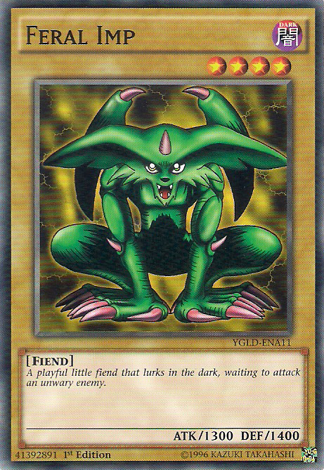 Feral Imp [YGLD-ENA11] Common | Jomio and Rueliete's Cards and Comics