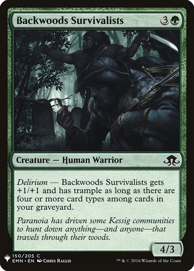 Backwoods Survivalists [Mystery Booster] | Jomio and Rueliete's Cards and Comics