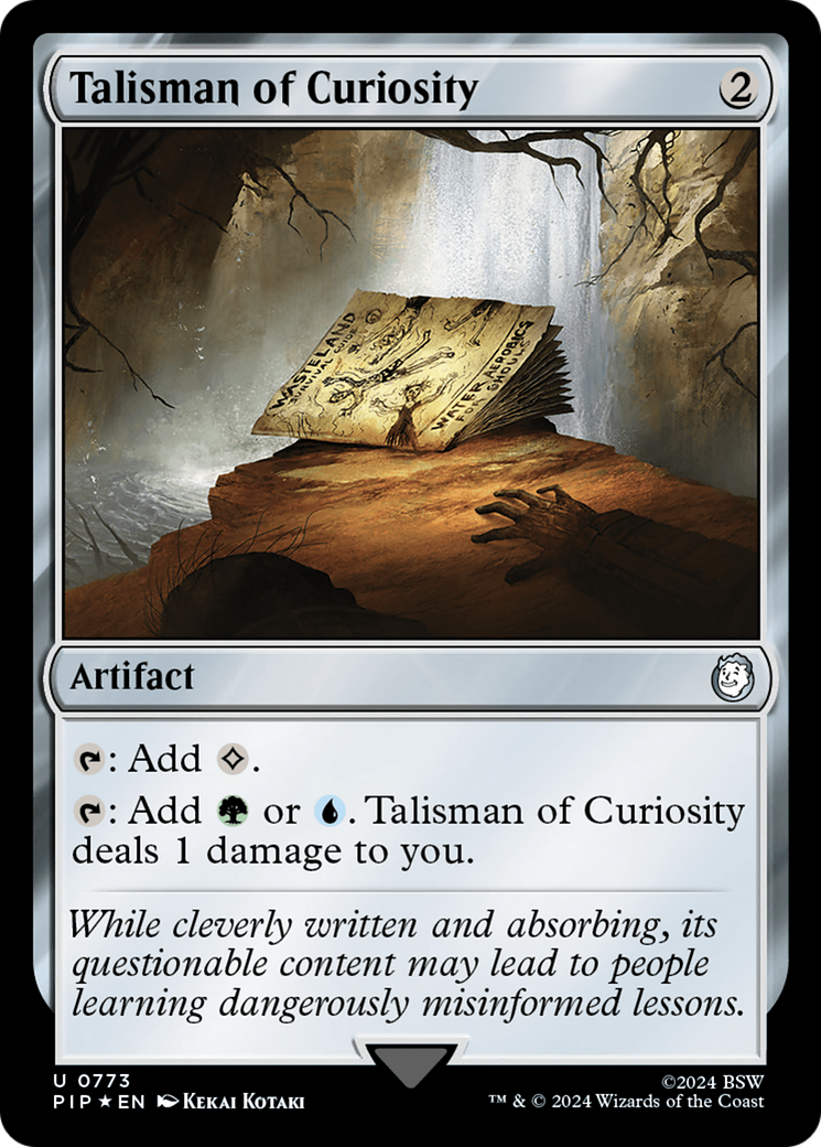 Talisman of Curiosity (Surge Foil) [Fallout] | Jomio and Rueliete's Cards and Comics