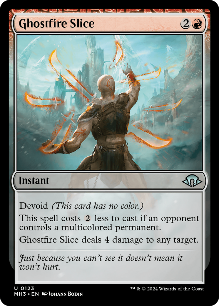Ghostfire Slice [Modern Horizons 3] | Jomio and Rueliete's Cards and Comics