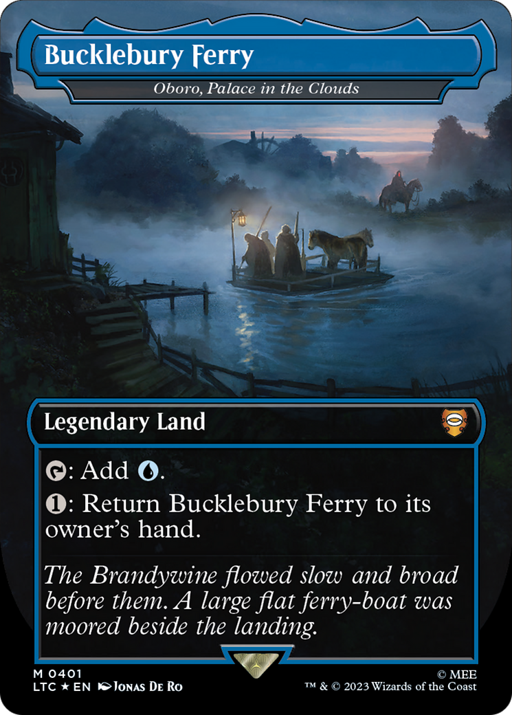 Bucklebury Ferry - Oboro, Palace in the Clouds (Surge Foil Realms and Relics) [The Lord of the Rings: Tales of Middle-Earth Commander] | Jomio and Rueliete's Cards and Comics