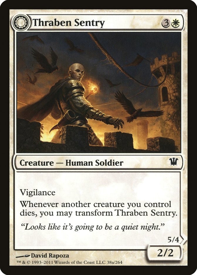 Thraben Sentry // Thraben Militia [Innistrad] | Jomio and Rueliete's Cards and Comics
