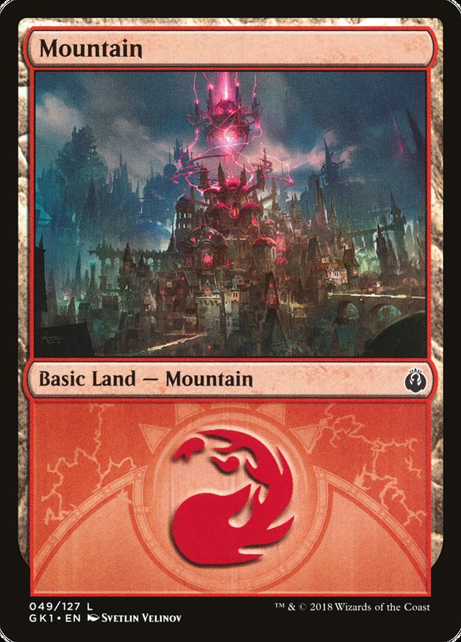 Mountain (49) [Guilds of Ravnica Guild Kit] | Jomio and Rueliete's Cards and Comics