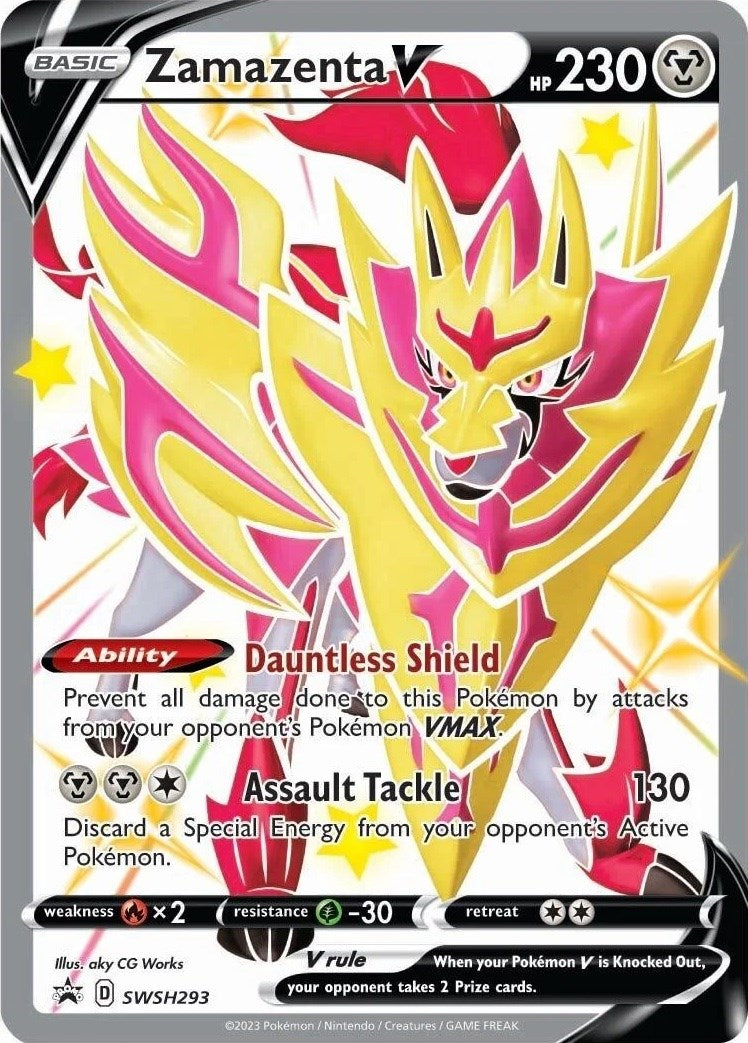 Zamazenta V (SWSH293) [Sword & Shield: Black Star Promos] | Jomio and Rueliete's Cards and Comics
