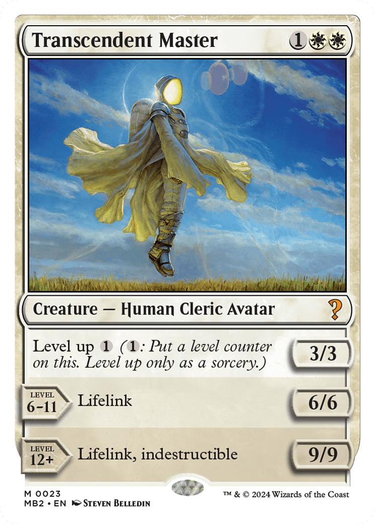 Transcendent Master (White Border) [Mystery Booster 2] | Jomio and Rueliete's Cards and Comics