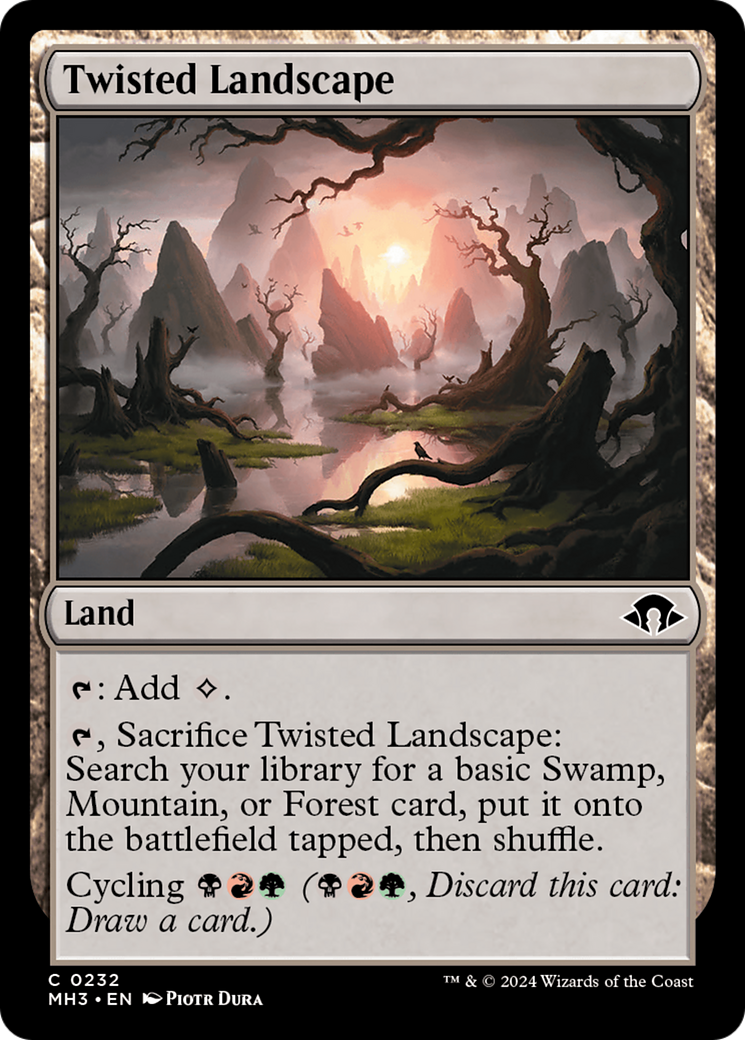Twisted Landscape [Modern Horizons 3] | Jomio and Rueliete's Cards and Comics