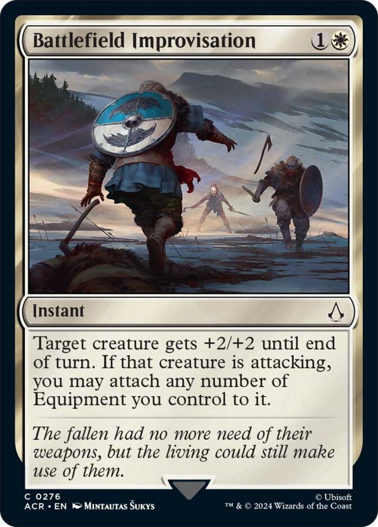 Battlefield Improvisation [Assassin's Creed] | Jomio and Rueliete's Cards and Comics