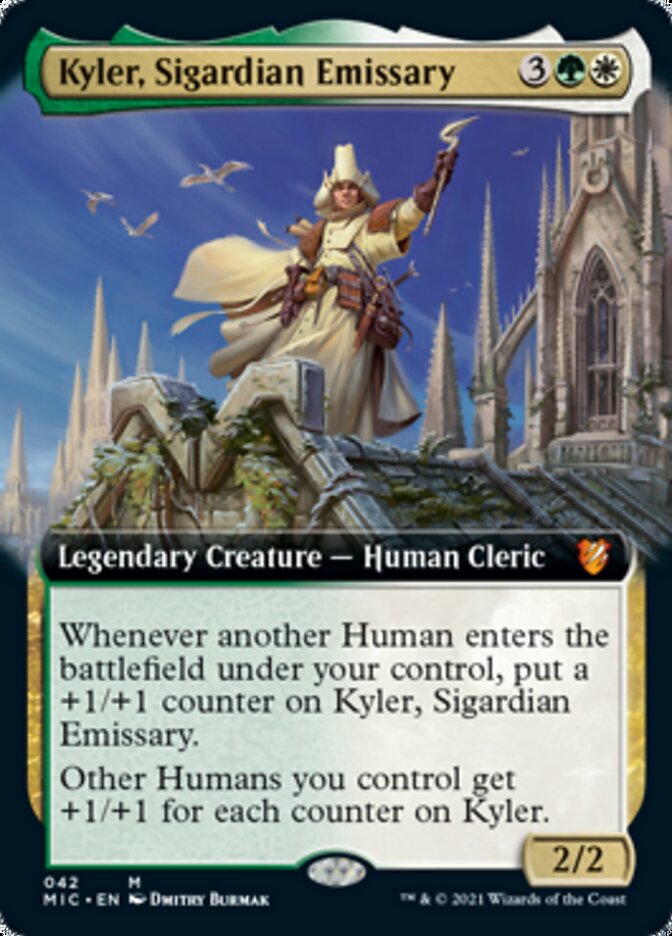 Kyler, Sigardian Emissary (Extended Art) [Innistrad: Midnight Hunt Commander] | Jomio and Rueliete's Cards and Comics