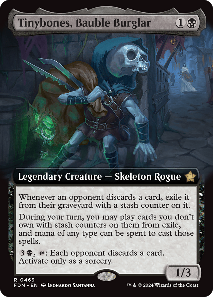 Tinybones, Bauble Burglar (Extended Art) [Foundations] | Jomio and Rueliete's Cards and Comics