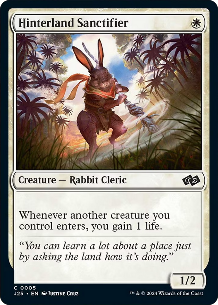 Hinterland Sanctifier [Foundations Jumpstart] | Jomio and Rueliete's Cards and Comics