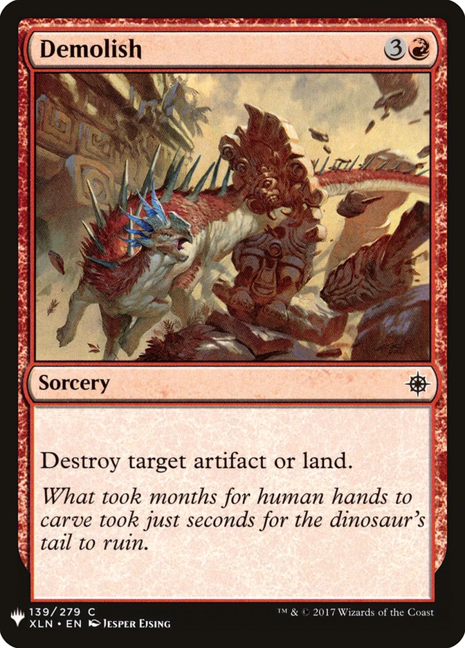 Demolish [Mystery Booster] | Jomio and Rueliete's Cards and Comics