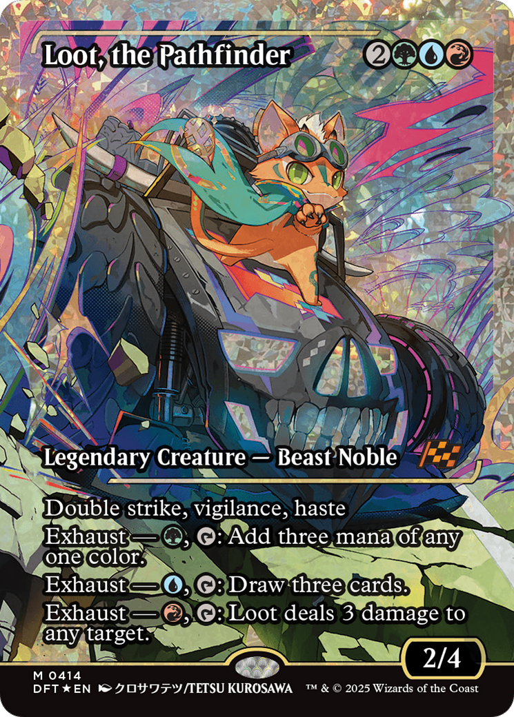 Loot, the Pathfinder (Showcase) (Fracture Foil) [Aetherdrift] | Jomio and Rueliete's Cards and Comics