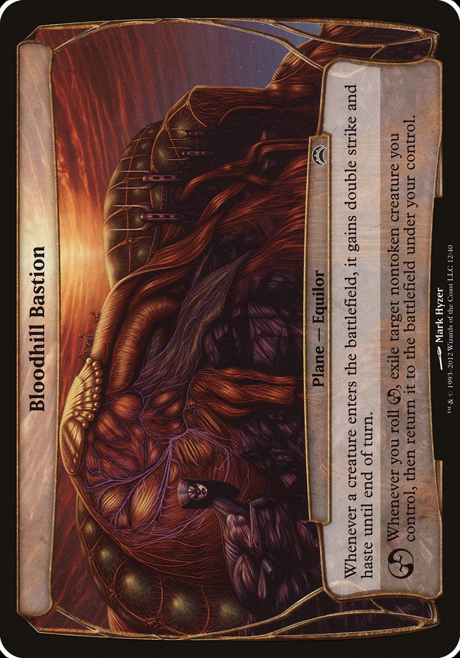 Bloodhill Bastion (Planes) [Planechase 2012 Planes] | Jomio and Rueliete's Cards and Comics