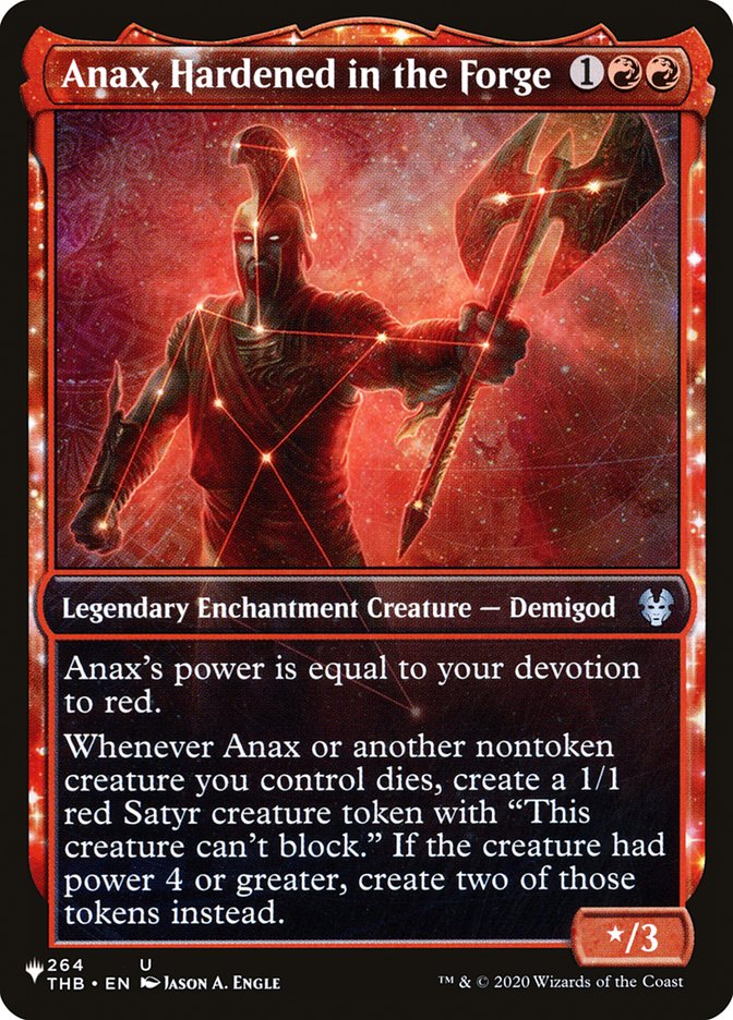 Anax, Hardened in the Forge (Showcase) [The List] | Jomio and Rueliete's Cards and Comics