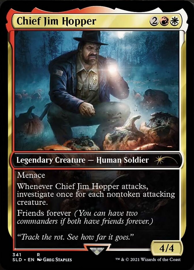 Chief Jim Hopper [Secret Lair Drop Series] | Jomio and Rueliete's Cards and Comics