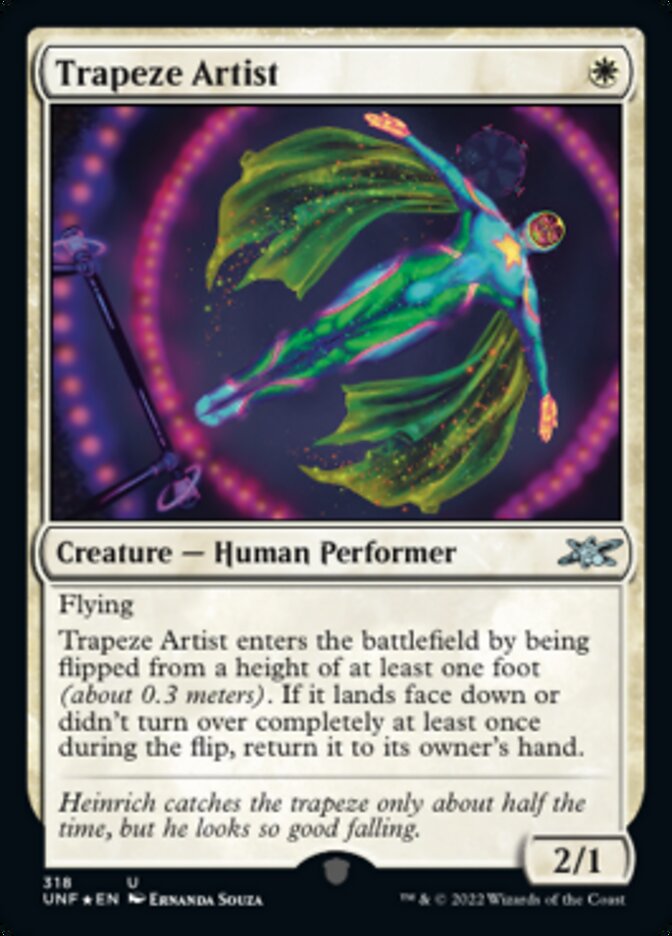 Trapeze Artist (Galaxy Foil) [Unfinity] | Jomio and Rueliete's Cards and Comics